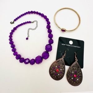Purple Jewelry lot